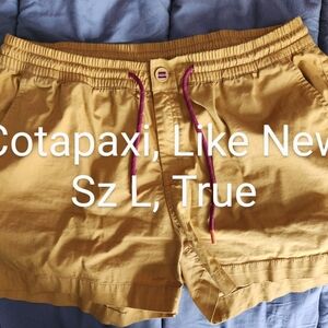 Cotopaxi Mustard Yellow Shorts